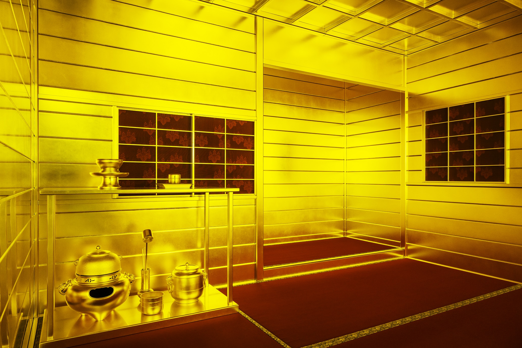 「黄金の茶室」を名護屋城博物館にて公開しています。
